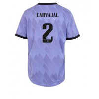 Real Madrid Daniel Carvajal #2 Udebanetrøje Dame 2022-23 Kortærmet